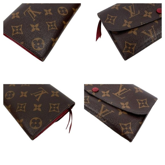 Authentic Louis Vuitton Wallet Long Emily Bifold Purse Monogram LV Vintage - Picture 6 of 14